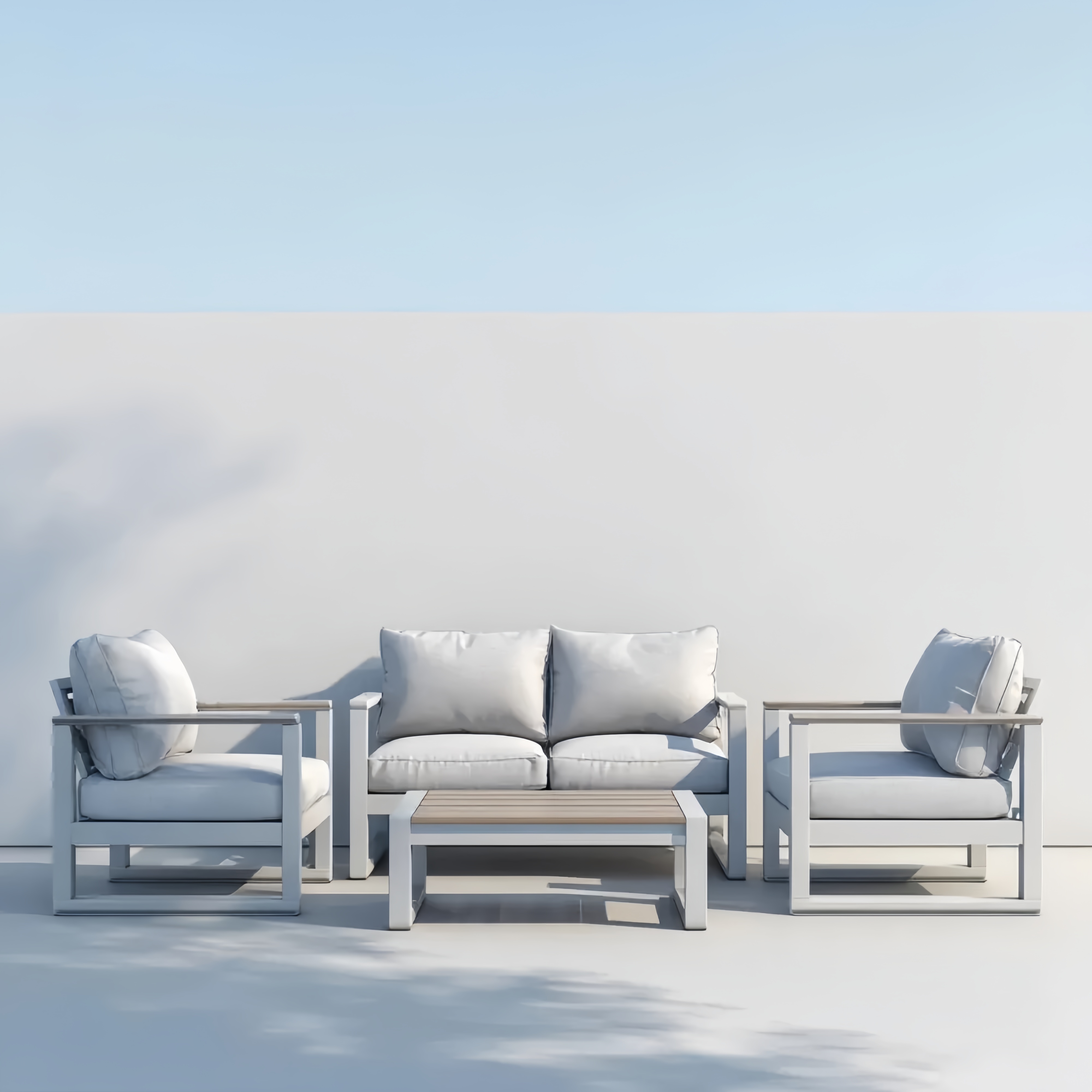 Set di divani da esterno