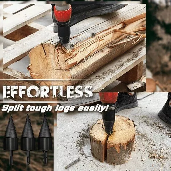 🔥WOOD LOG SPLITTER FIREWOOD DRILL BIT
