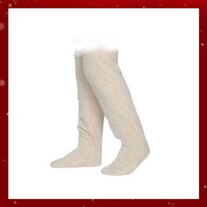 🏆Flash Sale⚡🏆#1 Best Seller ⏰ 💕Comfort Plush Fleece Knee Socks For Christmas❄️🎅