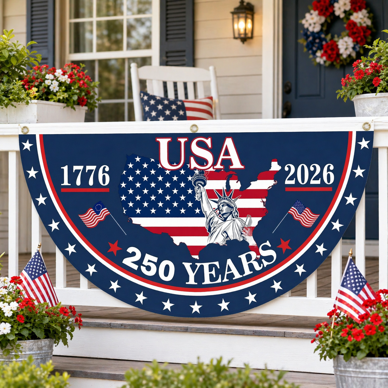 250th Anniversary USA Fan Flag