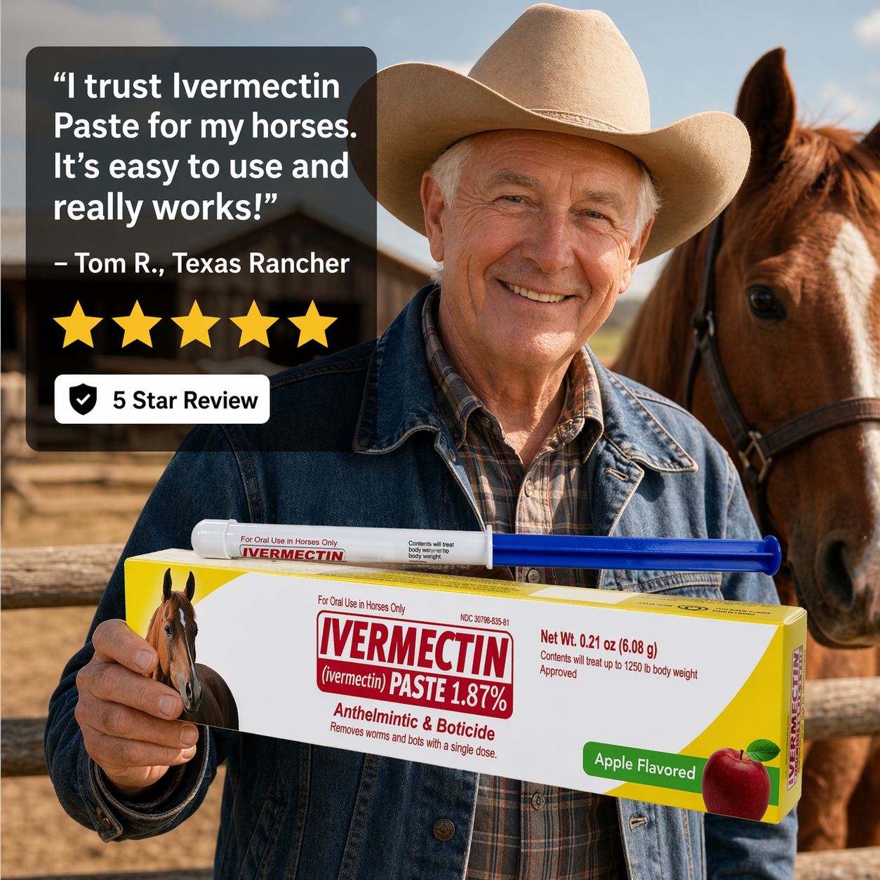 🔥Last Day 49% OFF - ivermectin Horse Paste 1.87% 6.08g Tubes