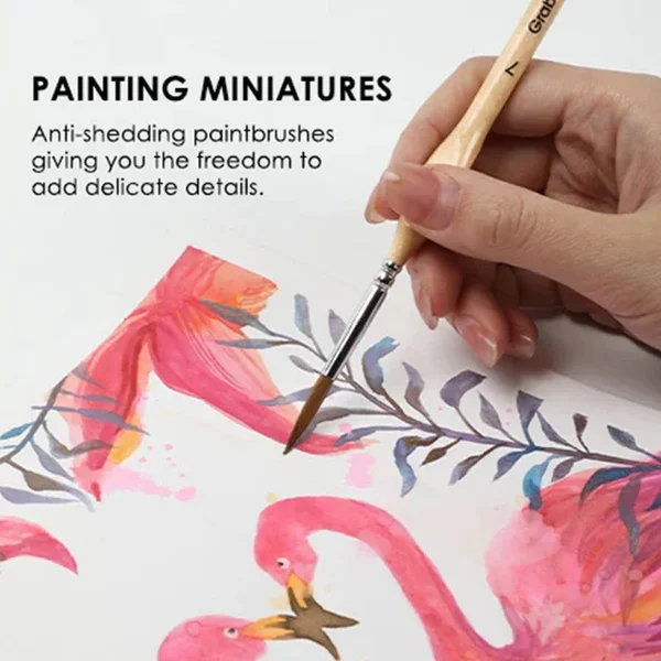 🎁11 Pcs Miniature Detail Paint Brush Set