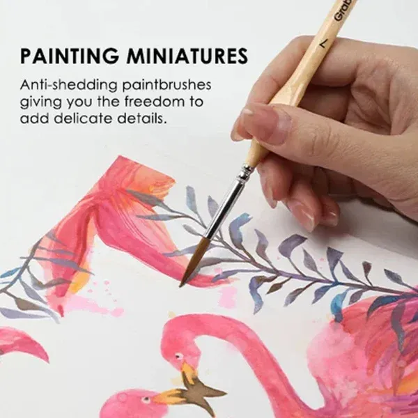 🎁11 Pcs Miniature Detail Paint Brush Set