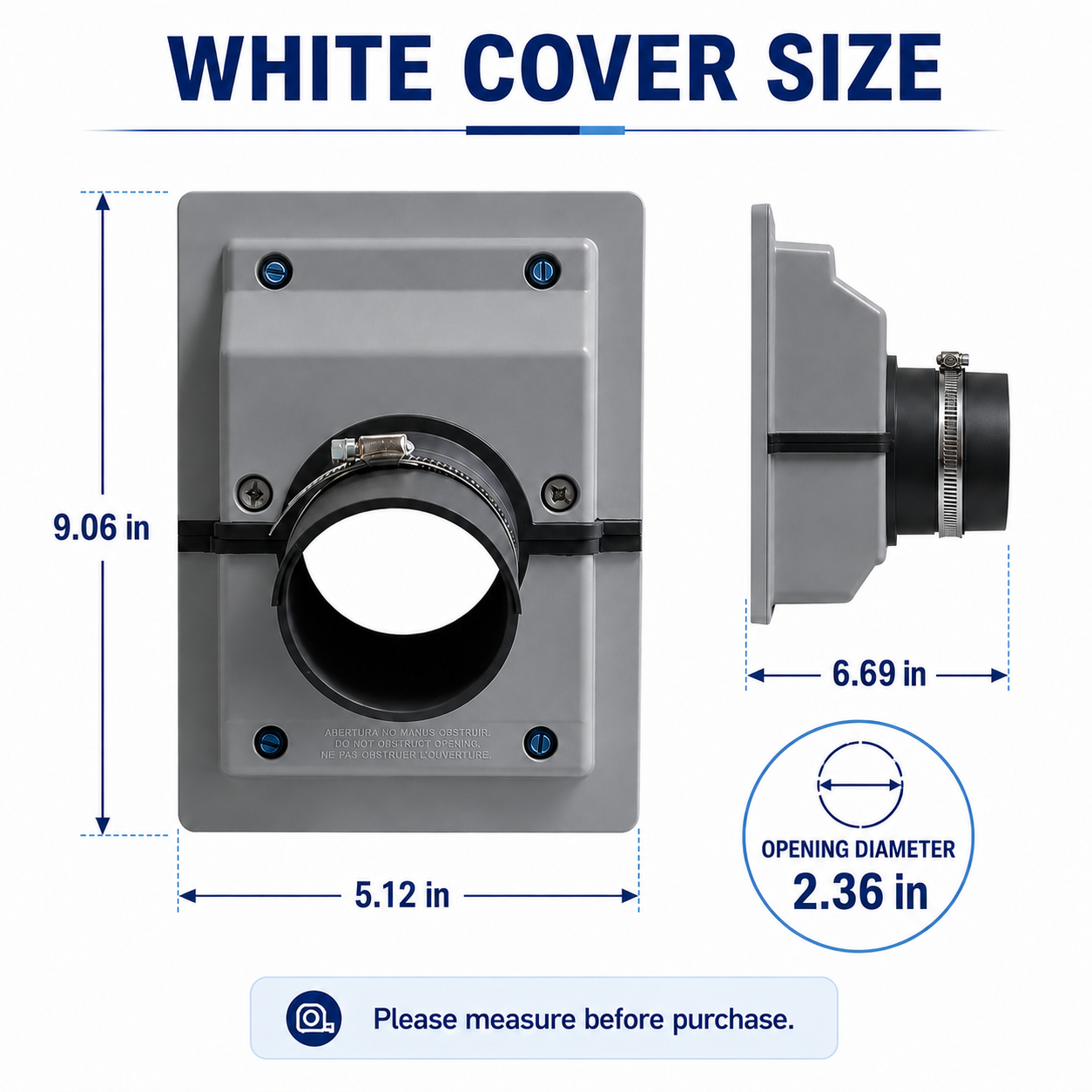 🔥Last Day 49% OFF🔥 - HVAC Wall Penetration & Line-Set Cover Kit – Retrofit Finish Solution