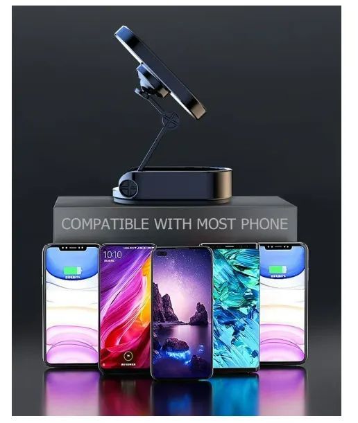 🔥Last Day Promotion 49% OFF - Alloy Folding Magnetic Car Phone Holder