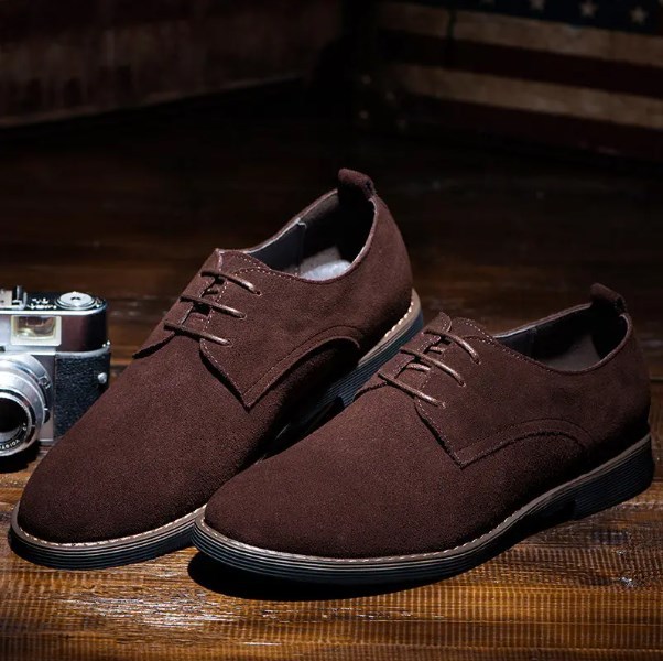🔥Hot Sale🎁--70% OFF 🎉Mens Classic ritish Style Suede Lace Up Business Formal Casual Shoes