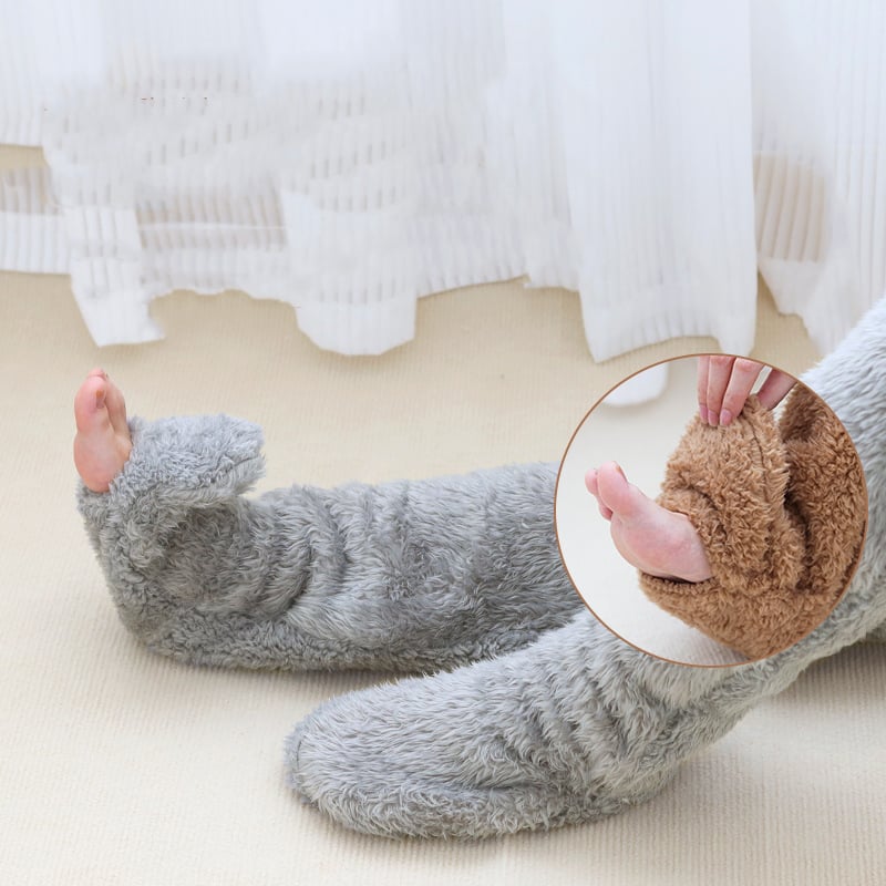 🏆Flash Sale⚡🏆#1 Best Seller ⏰ 💕Comfort Plush Fleece Knee Socks For Christmas❄️🎅