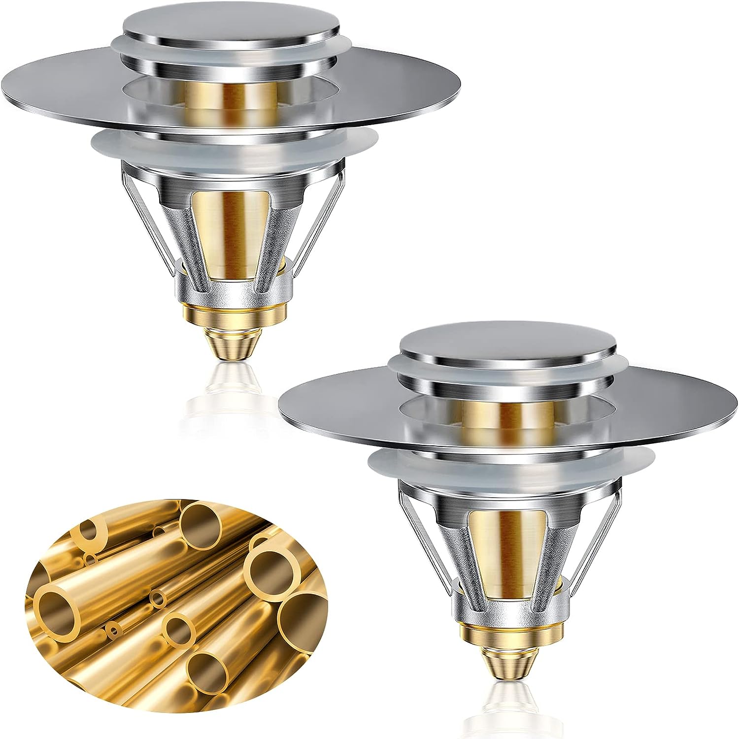 🔥Last Day 49% Off🔥2.0 Upgraded Universal Bathroom Sink Plugs