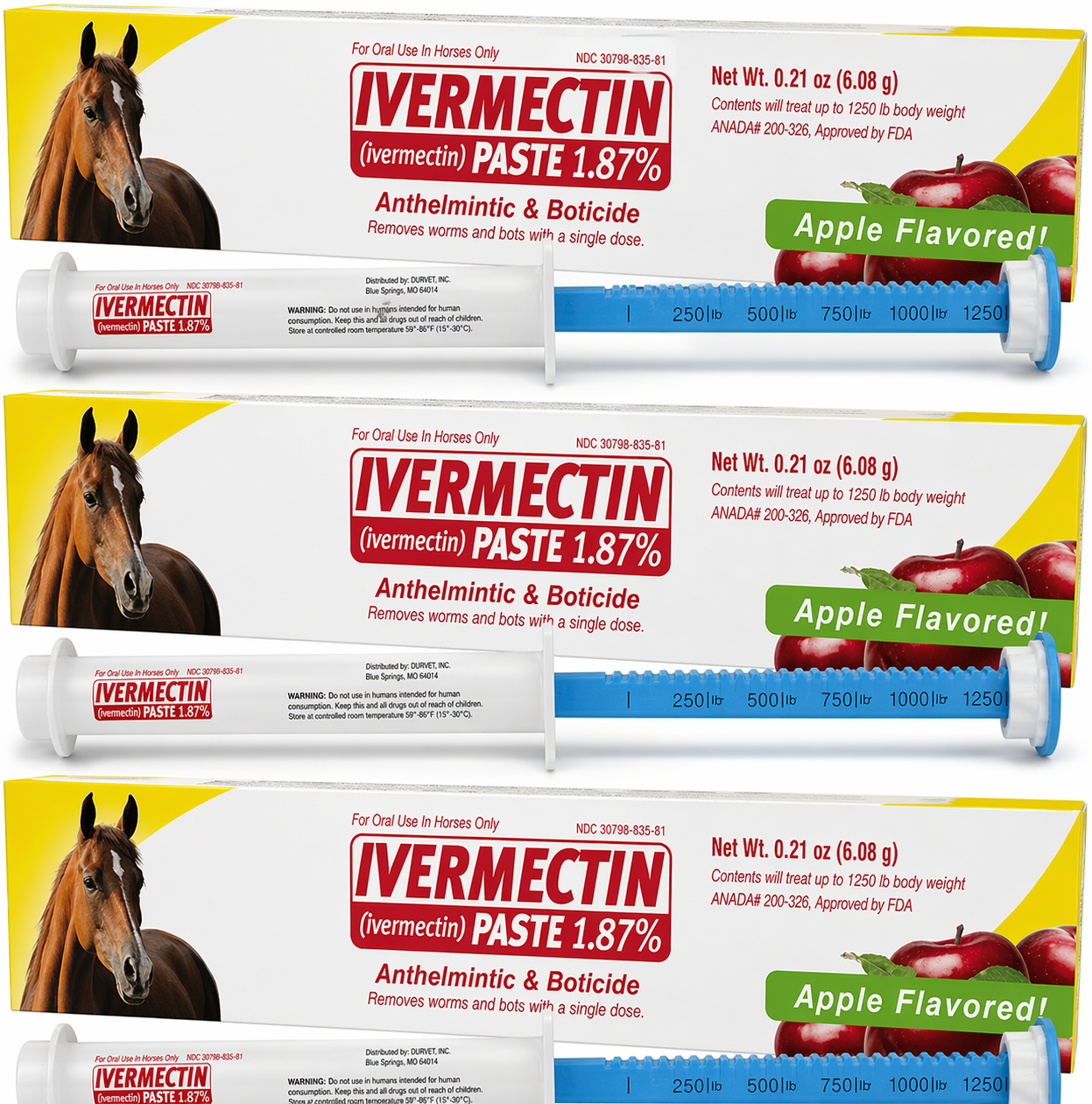 🔥Last Day 49% OFF - ivermectin Horse Paste 1.87% 6.08g Tubes