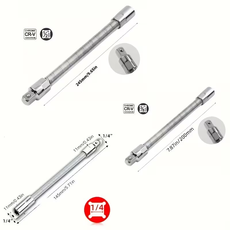 Electric Wrench Sleeve Universal Extension Rod