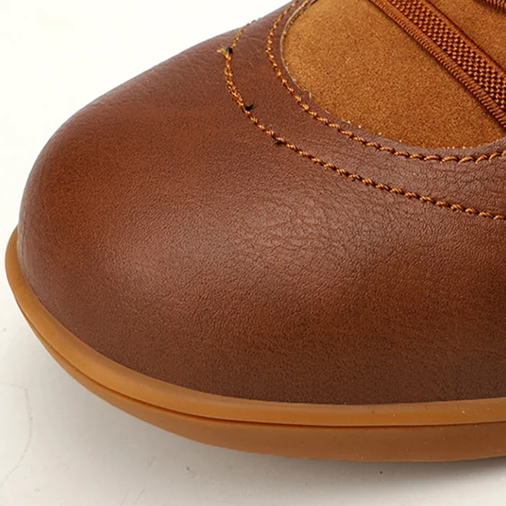 Shobous Comfortable Handmade Leather Foot Support Boots