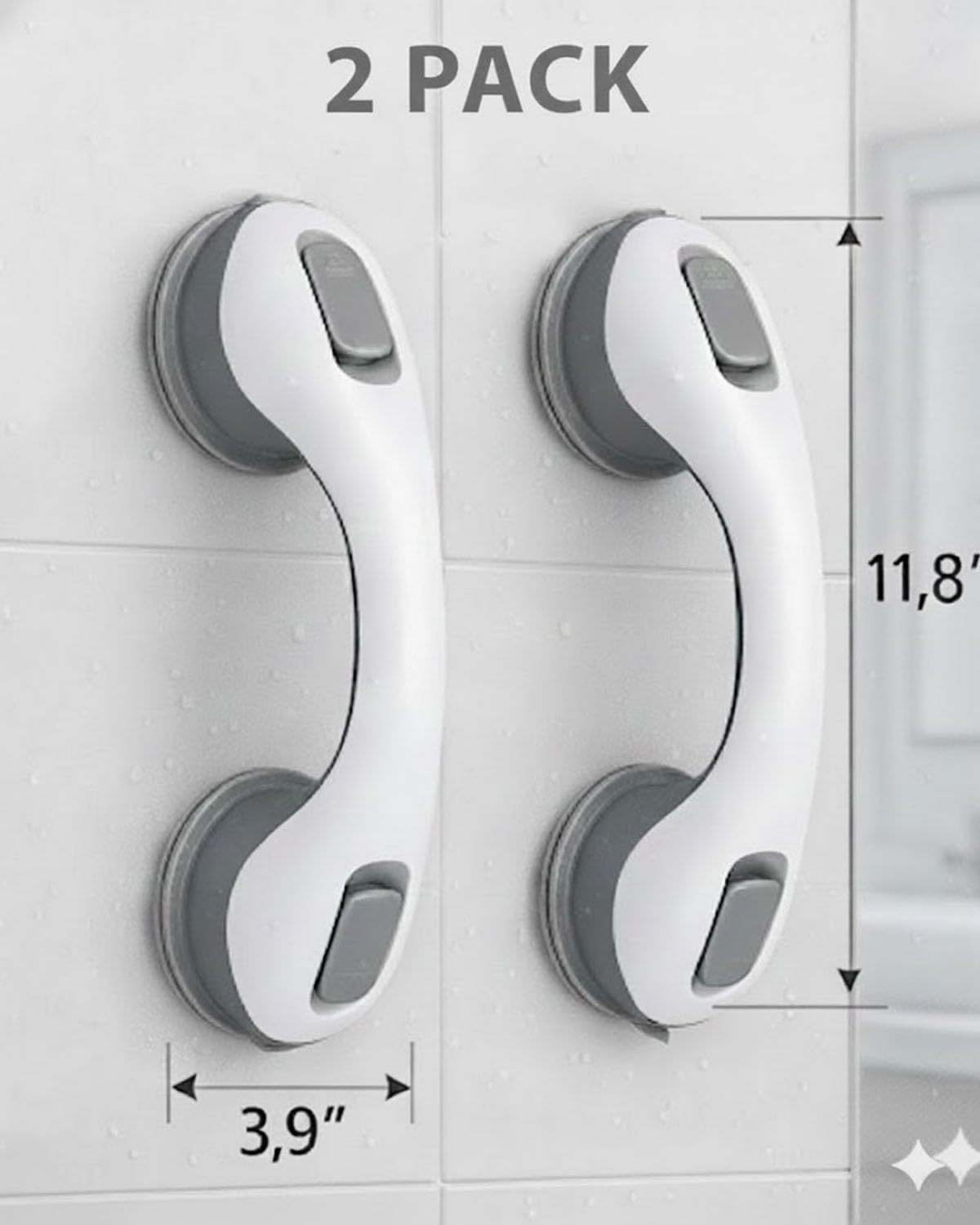 🔥Hot Sale🔥Grab Bar for Bathroom and Shower, for Senior, Elderly & Handicap