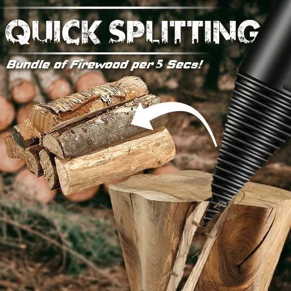 🔥WOOD LOG SPLITTER FIREWOOD DRILL BIT