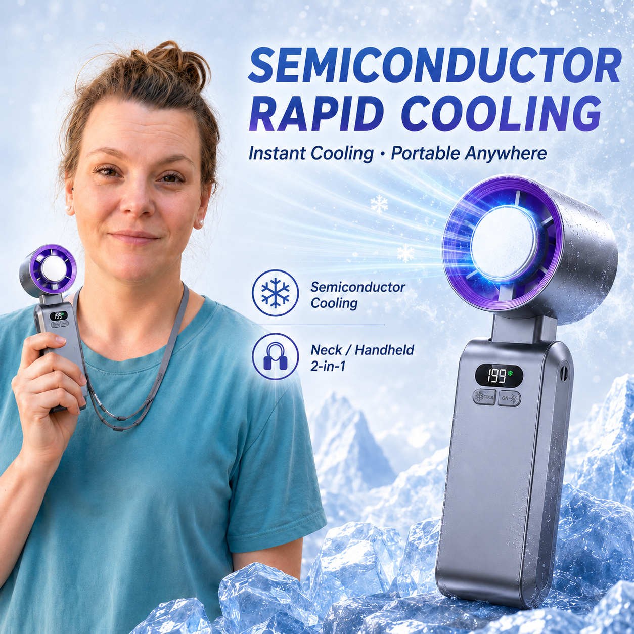 Portable fan Handheld High Speed Fan
