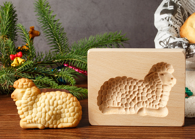 🎁EARLY CHRISTMAS SALE- 56% OFF🎁WOOD PATTERNED COOKIE CUTTER - EMBOSSING MOLD FOR COOKIES
