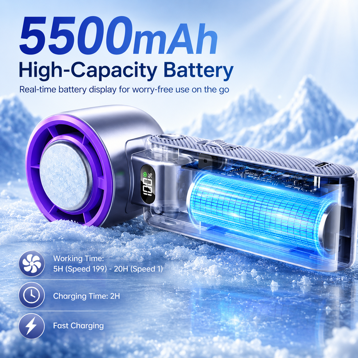 Portable fan Handheld High Speed Fan