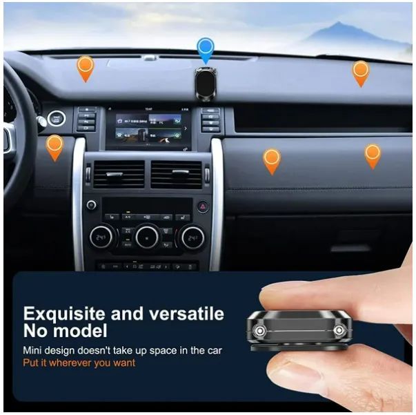 🔥Last Day Promotion 49% OFF - Alloy Folding Magnetic Car Phone Holder