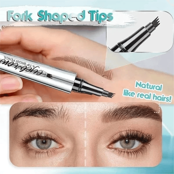 🎉BUY 1 GET 1 FREE (2 PCS)🎉High Quality 3D Waterproof Microblading Eyebrow Pen 4 Fork Tip Tattoo Pencil
