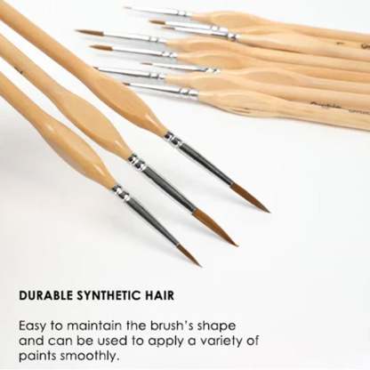 🎁11 Pcs Miniature Detail Paint Brush Set