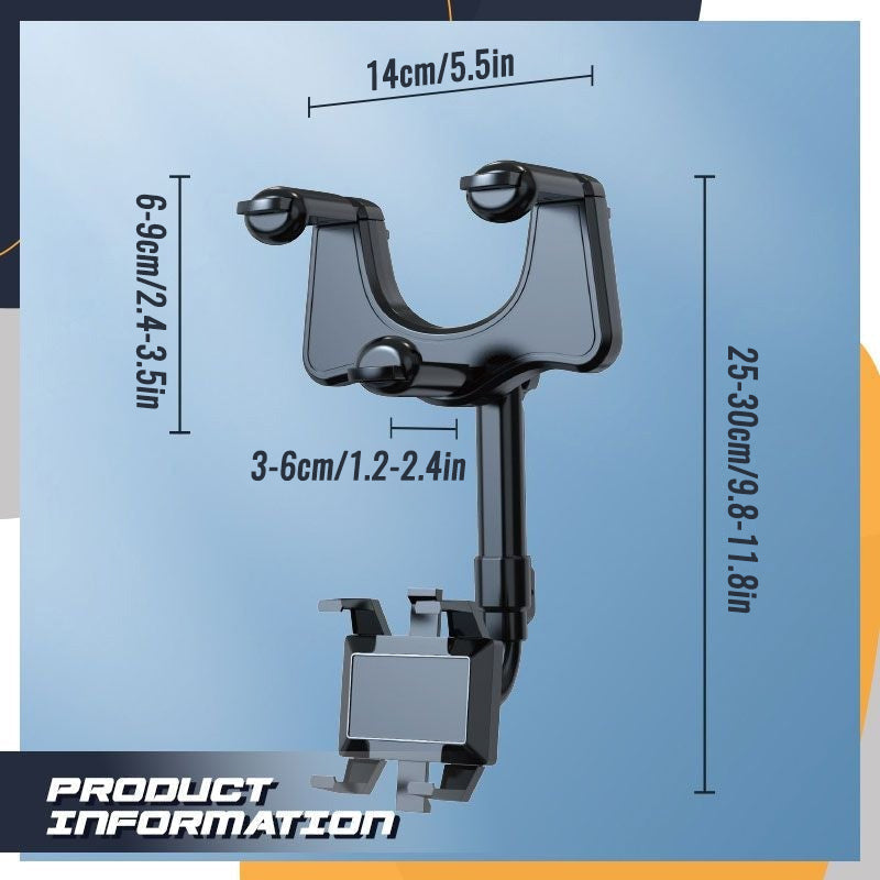 HOT SALE💥 - Rotatable and Retractable Car Phone Holder(Buy more save more)