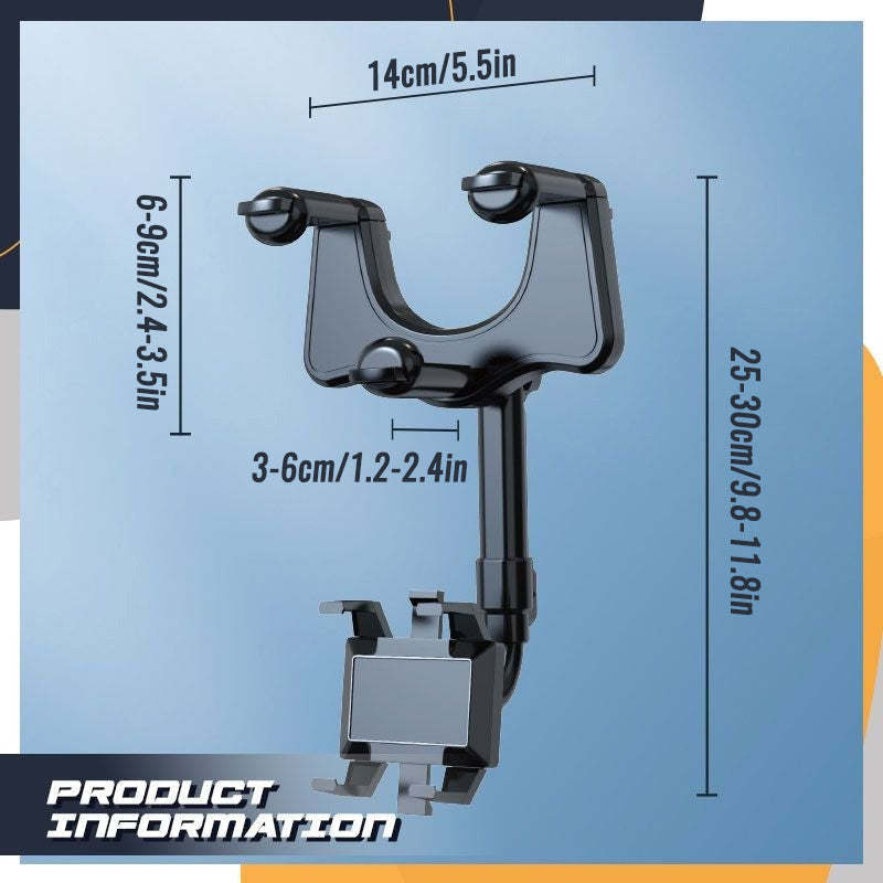 HOT SALE💥 - Rotatable and Retractable Car Phone Holder(Buy more save more)