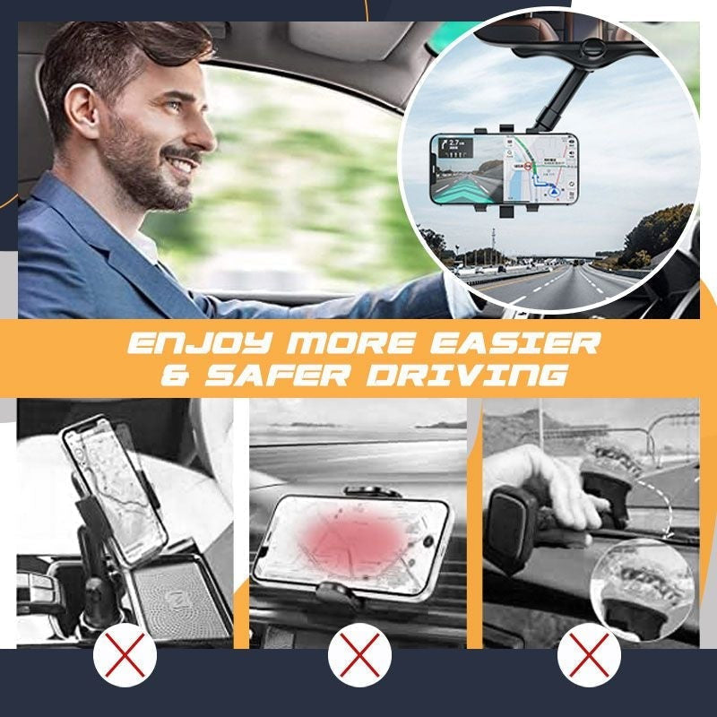 HOT SALE💥 - Rotatable and Retractable Car Phone Holder(Buy more save more)