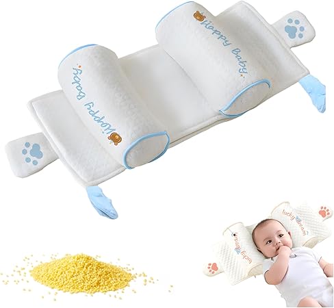 Baby Soft Cotton Breathable Head and Neck Support Shaping Pillow