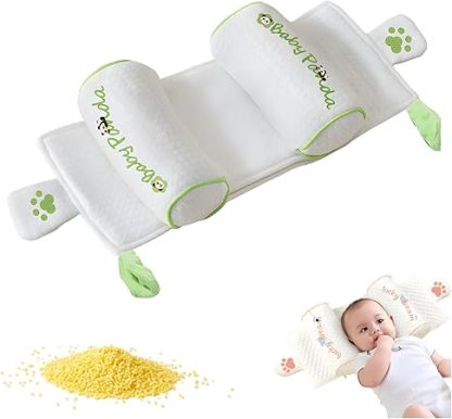 Baby Soft Cotton Breathable Head and Neck Support Shaping Pillow