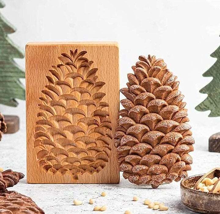 🎁EARLY CHRISTMAS SALE- 56% OFF🎁WOOD PATTERNED COOKIE CUTTER - EMBOSSING MOLD FOR COOKIES