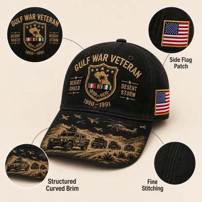 Desert Storm Veteran Commemorative Cap