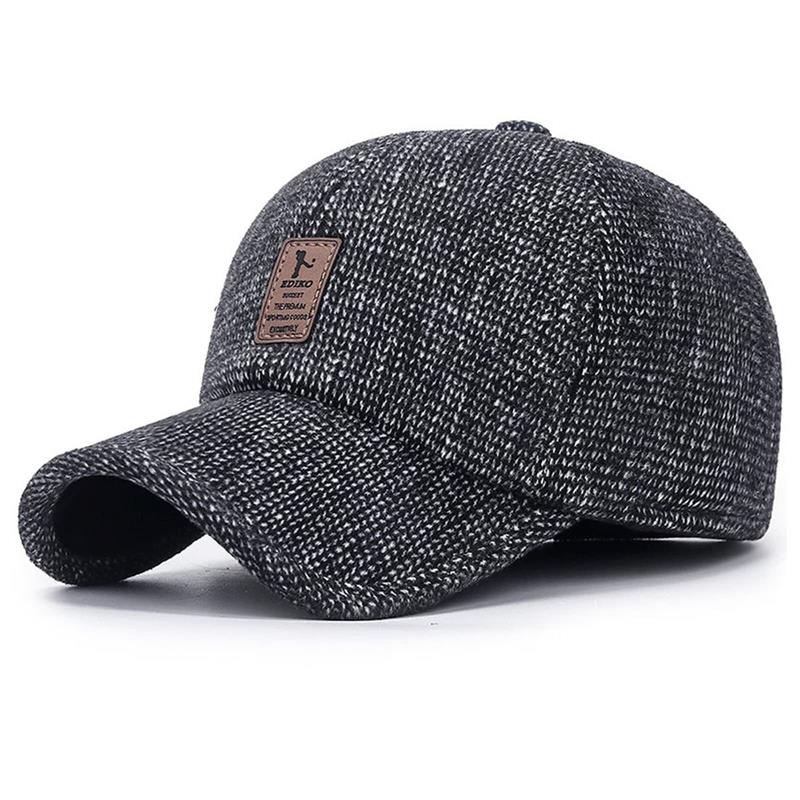 🔥49% off before Christmas 🥳-Men's Winter Baseball Cap - With Ear Muffs, Thickened Warm Hat