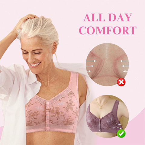 LAST DAY SALE 80% - Cotton Front Closure Bra
