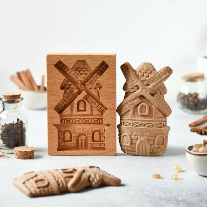🎁EARLY CHRISTMAS SALE- 56% OFF🎁WOOD PATTERNED COOKIE CUTTER - EMBOSSING MOLD FOR COOKIES