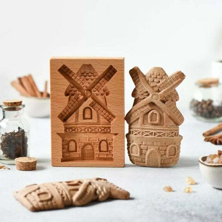 🎁EARLY CHRISTMAS SALE- 56% OFF🎁WOOD PATTERNED COOKIE CUTTER - EMBOSSING MOLD FOR COOKIES