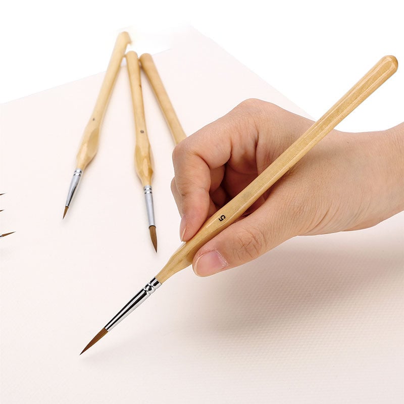 🎁11 Pcs Miniature Detail Paint Brush Set