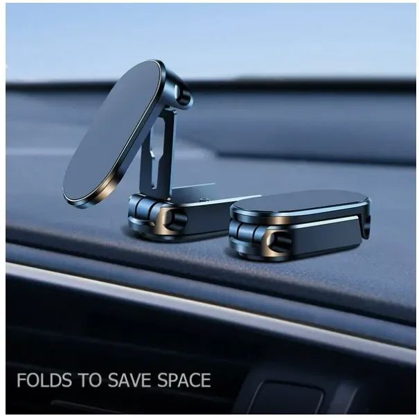 🔥Last Day Promotion 49% OFF - Alloy Folding Magnetic Car Phone Holder