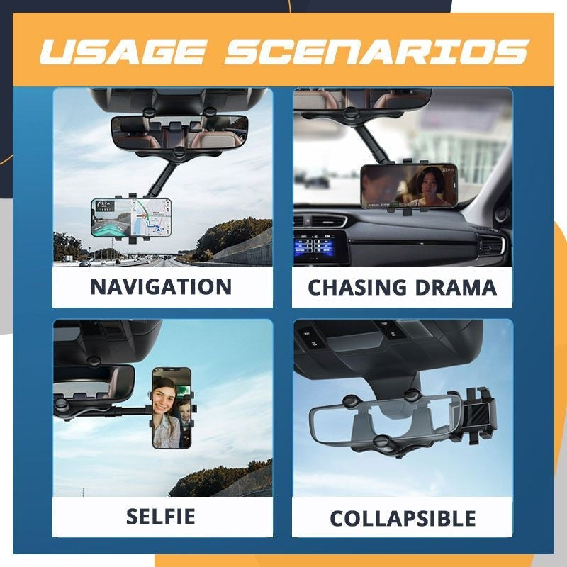 HOT SALE💥 - Rotatable and Retractable Car Phone Holder(Buy more save more)