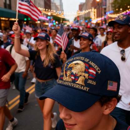 🔥Last Day Sale 49% OFF - Eagle & Liberty United States 250th Anniversary Hat