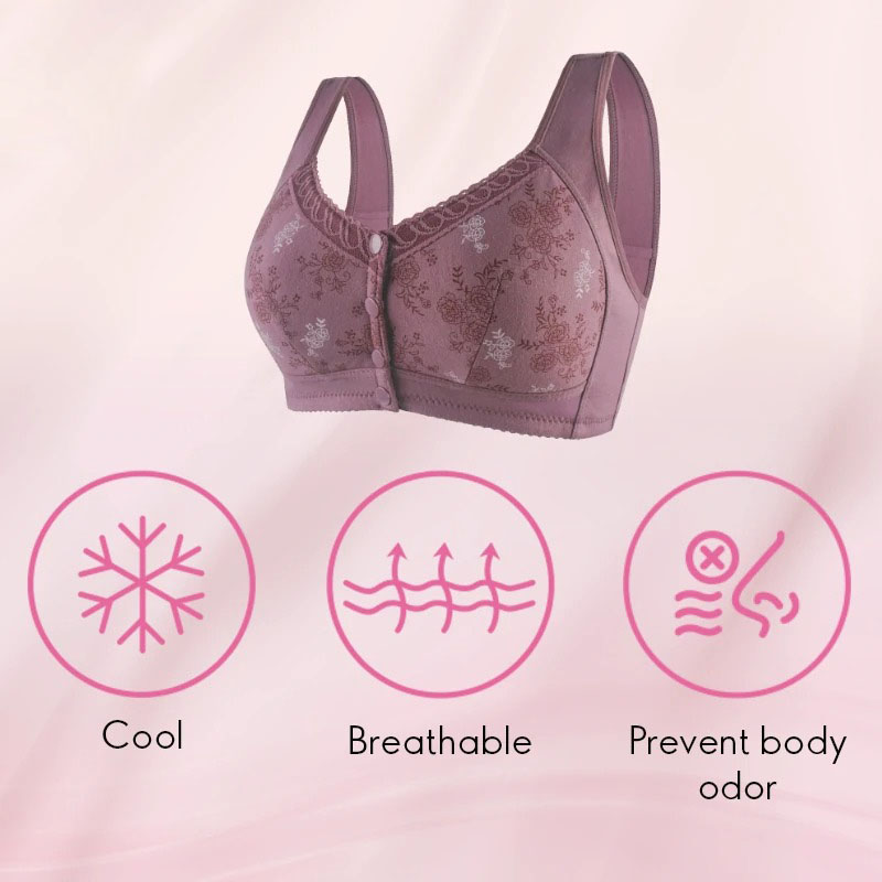 LAST DAY SALE 80% - Cotton Front Closure Bra