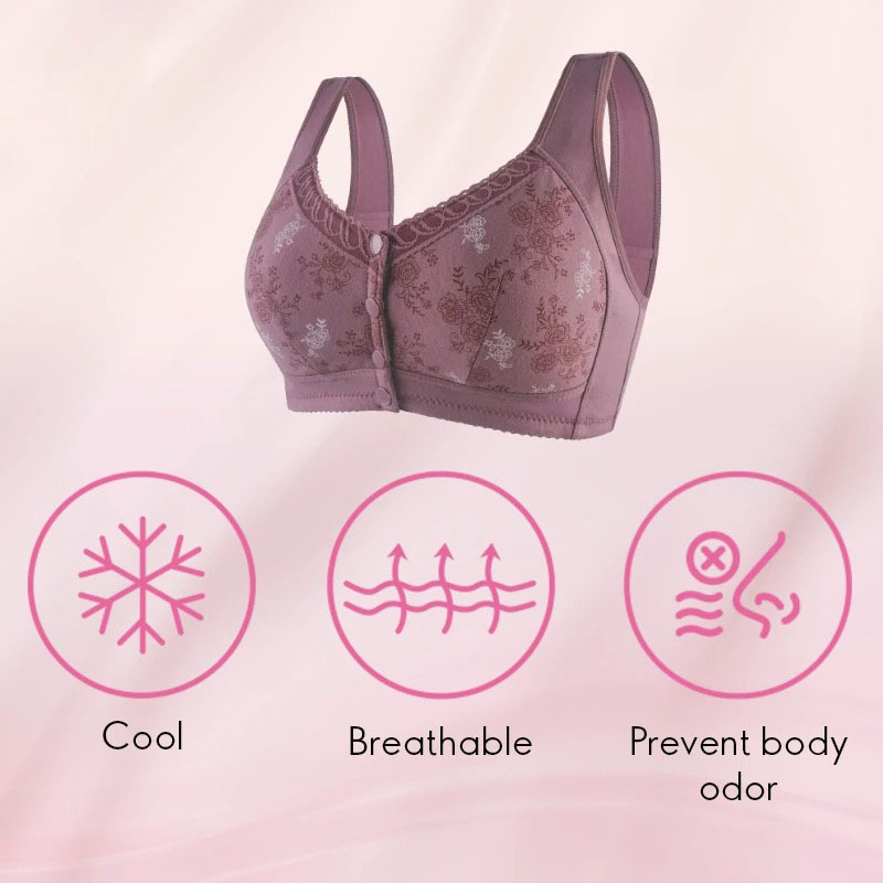 LAST DAY SALE 80% - Cotton Front Closure Bra