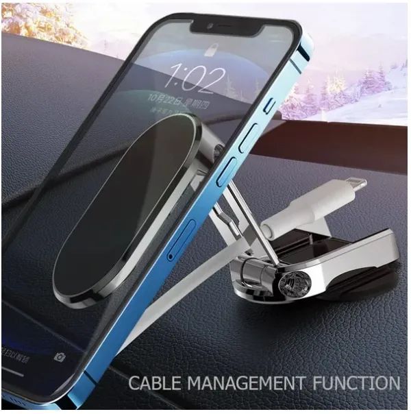 🔥Last Day Promotion 49% OFF - Alloy Folding Magnetic Car Phone Holder