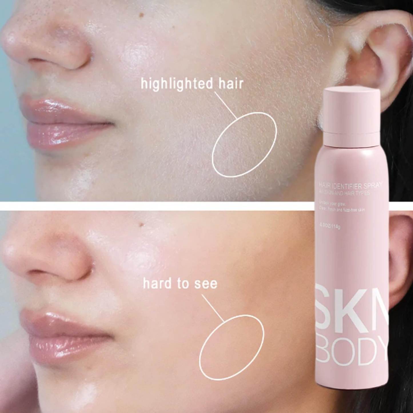 👍Last Day Promotion 50% OFF💥Hair Identifier Spray for Face Dermaplaning