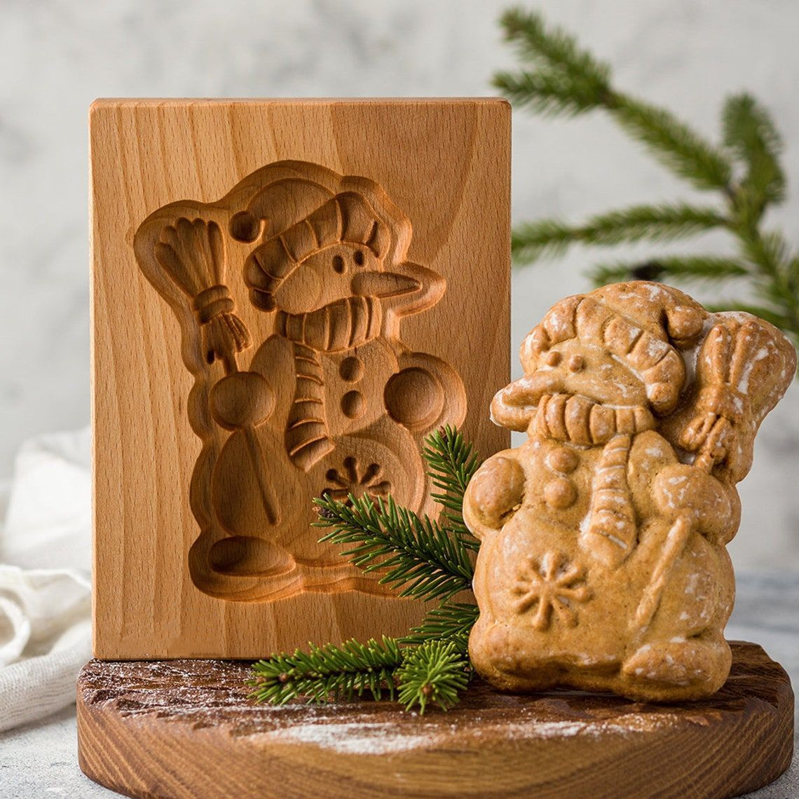🎁EARLY CHRISTMAS SALE- 56% OFF🎁WOOD PATTERNED COOKIE CUTTER - EMBOSSING MOLD FOR COOKIES