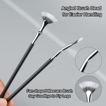 Hot Sale 49% OFF - Folding Angle Scalloped Lash Brush