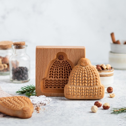 🎁EARLY CHRISTMAS SALE- 56% OFF🎁WOOD PATTERNED COOKIE CUTTER - EMBOSSING MOLD FOR COOKIES
