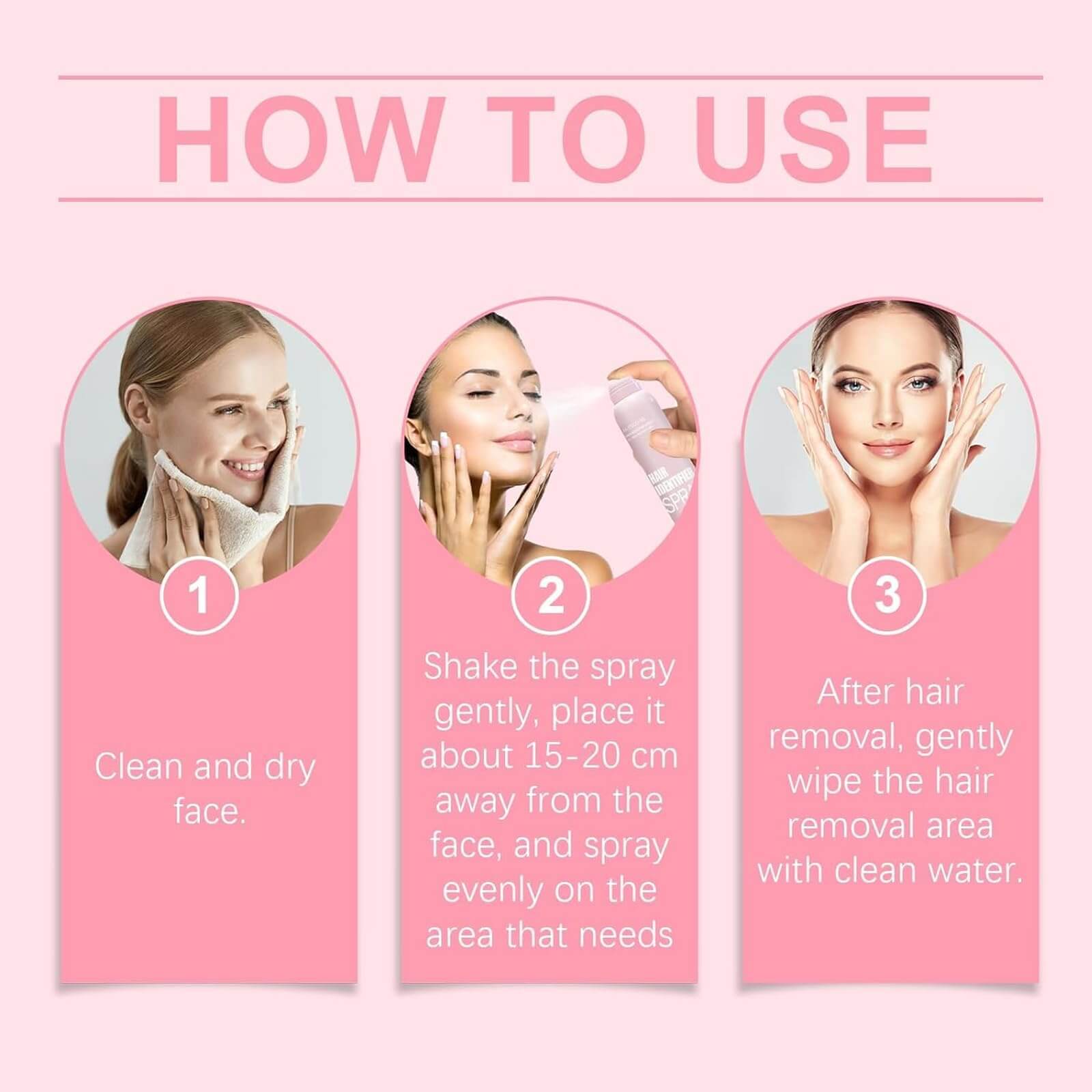 👍Last Day Promotion 50% OFF💥Hair Identifier Spray for Face Dermaplaning