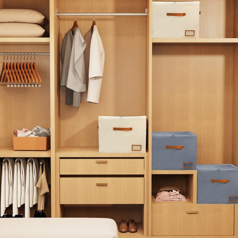 👟Shoe Organizer for Closet, Fabric Shoe Storage Boxes with Clear Cover, Storage, Foldable Space-saving Storage Container Bins🔥