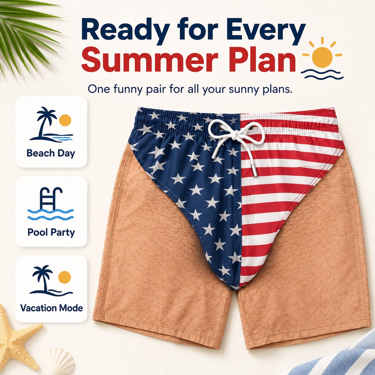 Men’s Summer Beach Shorts