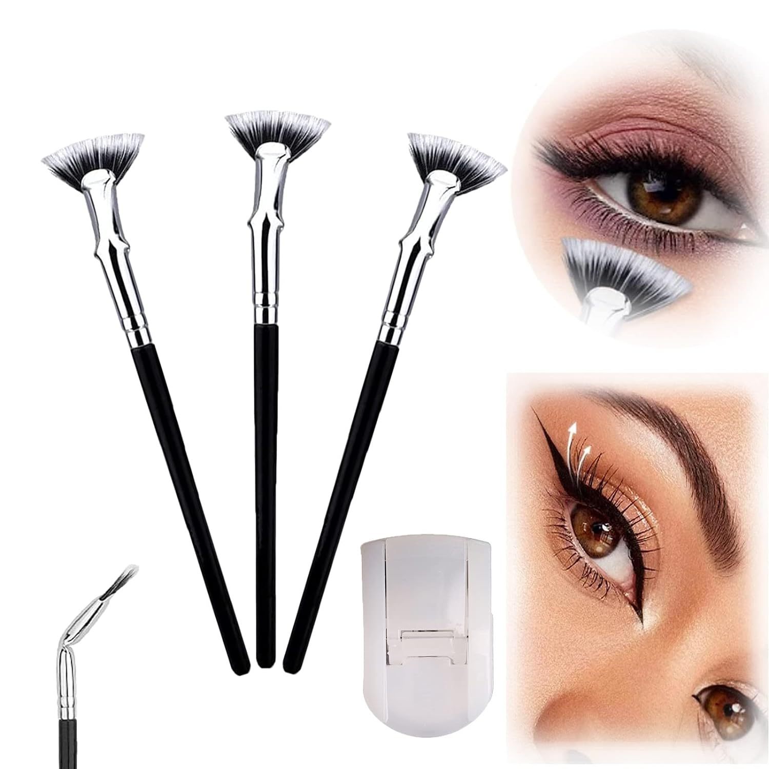 Hot Sale 49% OFF - Folding Angle Scalloped Lash Brush