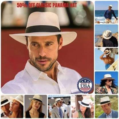 🔥Last Day Promotion 70% OFF🔥--🌿Classic Panama Hat-Handmade In Ecuador